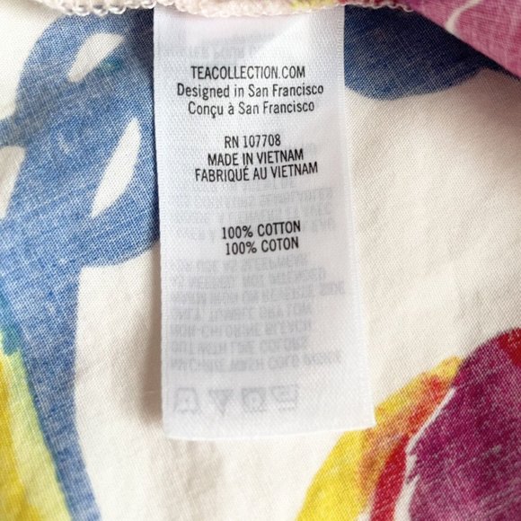 Tea Collection Floral Skirt Girls Size 12 - Picture 9 of 10